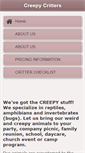 Mobile Screenshot of creepycritters.us